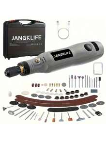JANGKLIFE 1 套迷你钻、旋转工具套件，带盒装旋转工具配件和柔性轴、3 速旋转多功能工具，适用于 DIY 项目制作