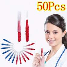 Interdental Brushes Sticks Pick Blue Red Dental Floss Teeth Tooth Toothpick - Multicolor - View 10