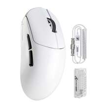 ATTACK SHARK X8PRO 超无线游戏鼠标，PAW3395PRO 传感器，8kHz 轮询率，40K DPI，三模式，博通 52840 MCU 芯片，1亿次点击寿命，500mAh 电池，55g，可编程鼠标，带卷线 - 彩色 - 查看 9