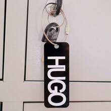 1PC Custom Acrylic Keychain, Many Colors To Choose From, Customizable Name, Personalized, Unique, Fashionable, Ideal Gift For Women, Ideal Gift For Men, Practical, Reusable, Lunch Box Tag, Backpack Tag, Anniversary Gift, Party Gift,Trinkets, For Her - Multicolor - View 22