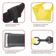 Swim Training Resistance Parachute - Durable Nylon Material, Adjustable Straps And Handles, Mixed Color Design, Water Resistance Band, Auxiliary Equipment To Improve Swimming Speed And Strength, Suitable For Pool Training, Swimming Exercise And Outdoor Sports, Indoor And Outdoor Sports Equipment, Compact Storage, Stable Performance, Water Fitness Equipment, Essential For Swimmers, Swimming Training Gear, Ideal For Fitness Enthusiasts And Swimmers, Portable Swimming Accessory