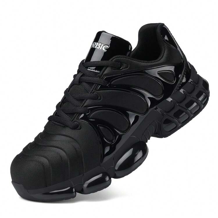 OZLOOK Steel Toe Shoes For Women Indestructible Work Shoes Lightweight Steel Toe Sneakers Women Non Slip Safety Shoes Puncture Proof Composite Toe Shoes Women - 黑色 - 查看 3