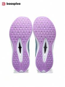 Giày chạy bộ nữ mùa xuân & hè với đế carbon, chất liệu lưới thoáng khí, chống trượt và chống mài mòn, thích hợp cho tập luyện hàng ngày, thi đấu và tập gym. Ưu đãi đặc biệt nhân Ngày của Mẹ. - Màu tím hoa cà - Xem 4