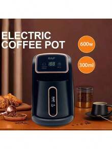 300 Ml Stainless Steel Coffee Maker, Semi-Automatic Coffee Maker With Cup Warmer, Turkish Coffee Maker, Espresso Machine