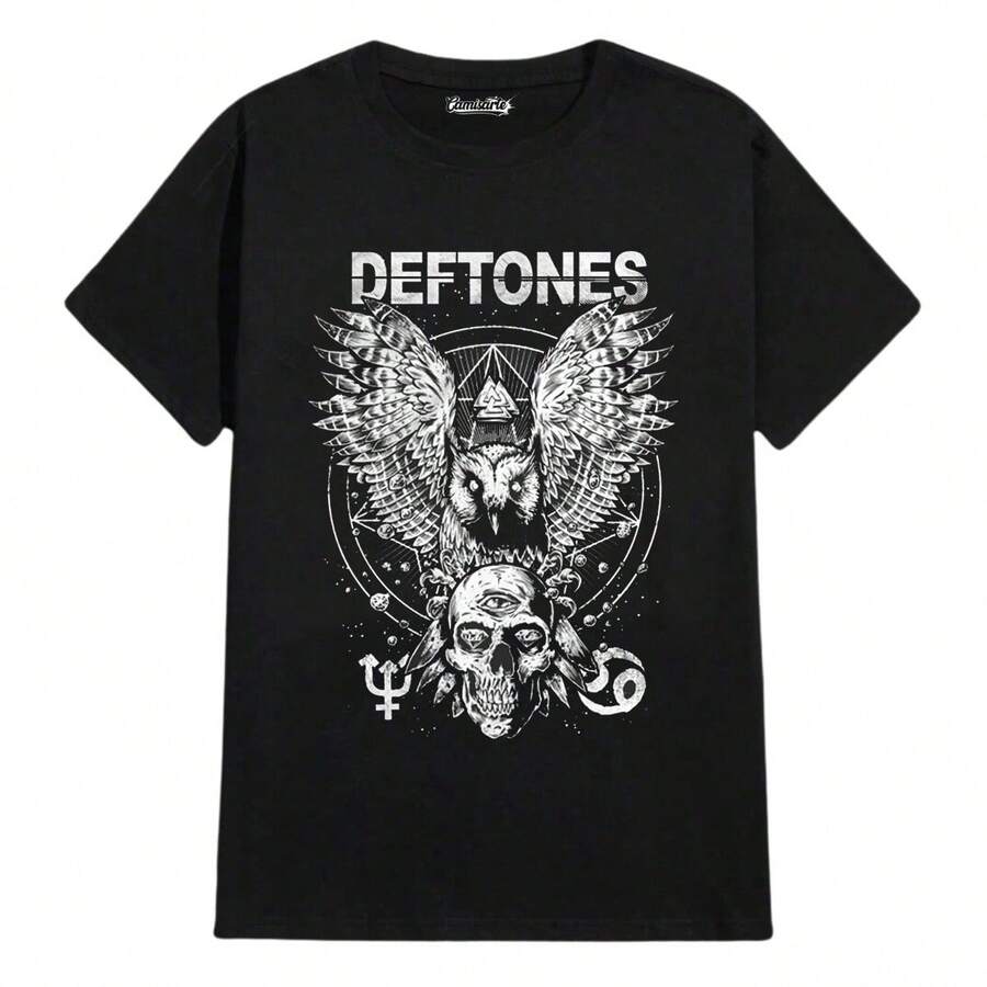 Plus Size T-Shirts Rock Music Band  Stylish Shirts - Immediate Shipping - màu đen - Xem 1