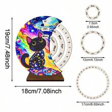 SNA Calendar de Advent 2025 în stil nou, calendar de Advent de Crăciun, calendar de Crăciun, pictură cu diamant, calendar perpetuu, calendar de birou din lemn, broderie DIY 5D, cadou de Crăciun pentru decorul casei, meșteșuguri DIY, pictură cu diamant, pictură cu diamant