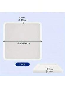 加厚圆形杯垫树脂模具，杯垫硅胶模具环氧树脂，杯垫模具树脂铸造，环氧树脂模具 DIY 树脂杯垫碗垫、烛台、家居装饰 - 白色 - 查看 8