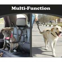 1pc Pet Car Leash (Round Ring), Car Traction Rope, Retractable Dog Car Leash, Pet Supplies, Dog Outdoor Leash, Dog Car Traction Rope, Dog Leash, Cat Leash, Dog Car Restraint, Car Traction Rope, Car Headrest Restraint, Adjustable Rope, Retractable Leash, Compact And Portable, Easy To Use, Freely Adjustable Length, Suitable For Medium And Small Dogs Dog Car Seat Car Seat Covers Dog Car Seat Cover Pet Car Seat - Black - View 7