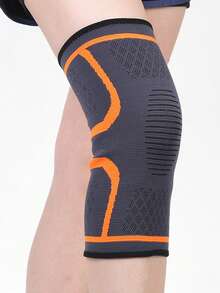 1個/2個裝 男女通用護膝支撐帶，運動健身護膝墊，籃球騎行護膝套，針織護膝墊適用於戶外登山、運動、健行、籃球、重量訓練、跑步與健身設備，防滑彈性，運動與日常使用 - 多色 - 查看 25