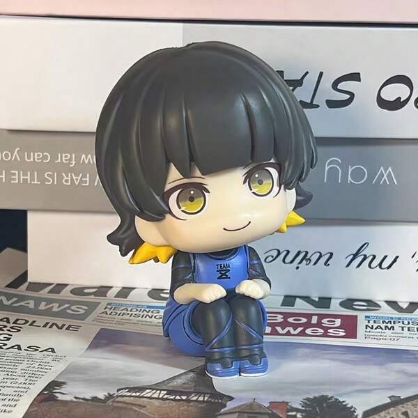 Figura de muñeca durmiente de personaje de anime negro y morado - Decoración de escritorio coleccionable, regalo perfecto para Halloween, Pascua, Navidad | Diseño único | Muñeca de peluche coleccionable duradera y adorable