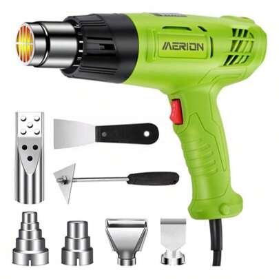 Pistola Eléctrica Calor Temperatura Ajustable 2000w Boquilla