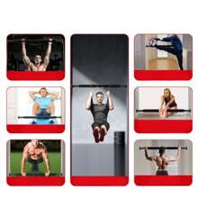 Pull-Up Bar With Soft Grip Door Bar Horizontal Bar Gymnastic Bar Door Frame