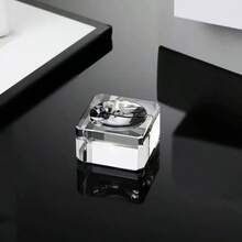 1 Stück Kristallkugel Glasständer, geometrischer Stil Tischdekoration, Raum- und Heimdekoration