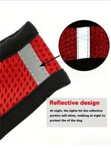 1入組/條反光寵物連帶背心胸帶，適合小型犬貓，寵物用品