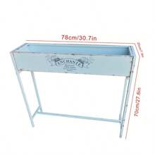 1pc Metal Flower Pot Stand, Elegant Art Display Rack For Flower Pots, Suitable For Garden, Terrace, Living Room, Balcony