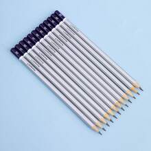 purespirit 12/24 支预削尖 HB 石墨铅笔 木壳铅笔 带橡皮擦 适合学生成人学校、办公室返校 - 黑色 - 查看 6