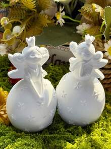 1PC Angel Girl Ornament Silicone Mold DIY Creative Elf Girl Aromatherapy Candle Mold Home Decoration / Gift Ornament Plaster Mould Handicraft Making Epoxy Resin Casting Molds