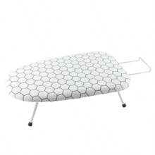 Tabletop Ironing Board 80 X 30cm Foldable Small Lightweight Compact Space Saving - White - View 3