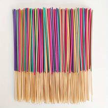 100pcs/Pack Incense Sticks - Lavender, Sandalwood, Jasmine, Sage, Rose, Milk, Dragon's Blood Scents - Natural Bamboo Incense Sticks, Suitable For Aromatherapy, Yoga, Meditation, Home And Office