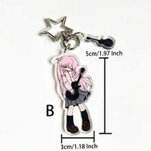 1 móc khóa Acrylic nguyên bản, đồng phục JK, đàn ghi-ta, cô gái tóc dài màu hồng, thời trang thường ngày, bạn gái, chị gái, Y2K Retro, trường học, dễ thương, đường phố, thường ngày, tiệc tùng, điện thoại, đồ lưu niệm trường học, quà tặng cho bạn gái - Nhiều màu - Xem 11