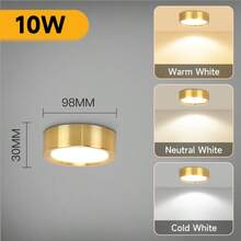 Gold Frame Recessed Ceiling Light, Remote Control Smart Ceiling Lamp, Living Room Light, Home Lighting, Gold Pendant Light, Indoor Decor, LED Downlight, 3-Color Switchable With Memory Function, Suitable For Living Room/Bedroom/Hallway/Balcony/Kitchen/Cabinet/Entrance/Bathroom/Home/Store/Clothing Store/Shop/Bar/Hall - Gold Ceiling Lights - View 17