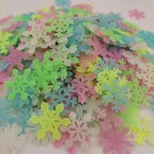 100pcs/200pcs Glow In The Dark Stars, Fluorescent Wall And Ceiling Star Stickers, Make The Bedroom Twinkle Like The Night Sky, Bedroom Decorations, Home Decoration (Note!!! This Product Needs To Absorb Light Source To Glow- If You Mind, Please Don't Buy It) Wall Decor Wall Sticker Personalised Stickers