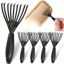 Plastic Mini Comb Cleaner Embedded Brush Hair Remover Household Handle Cleaning Brush Cleaner Beauty Tools Accessories