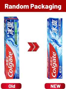 colgate 4 Pcs, Ice Blast Toothpaste, Triple Mint Flavor, Breath-Freshening, Intense Coolness, Anti-Cavity, Strengthening Teeth,  (480g/16.93 Oz )