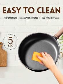 Cookware Set Titanium Non-Stick Pan, Flat Non-Stick Pan, All-In-One For Frying, Boiling And Stir-Frying, Non-Stick Pan For Stir-Frying, Induction Cooker, Universal