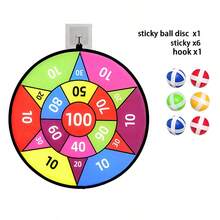 1 件儿童粘球投掷接球折叠布靶互动玩具，节日礼物 - 黏球把 - 查看 10