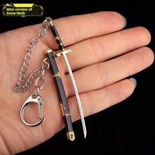 1件海贼王周边商品 - 索隆武器模型收藏 - 迷你武士刀钥匙扣装饰，家居装饰，桌面摆件，完美的生日/节日/万圣节/圣诞节礼物，开斋节礼物，软萌玩具 - 彩色 - 查看 11