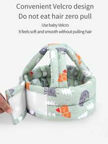 防撞头学步婴儿学步帽新款宝宝头枕防摔器头部透气保护垫婴儿头枕防摔器头部保护垫夏季防撞头学步宝宝四季幼儿帽 - 彩色 - 查看 5