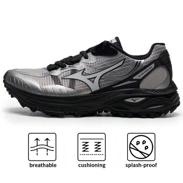 Mizuno Zapatillas de running RACER ADV, con absorción de impactos y ajuste ceñido para hombres y mujeres, para running en carretera y fitness, talla 40 y menos pedir el tamaño real, tallas superiores a 40 se sugiere pedir media talla menos, D1GH2412