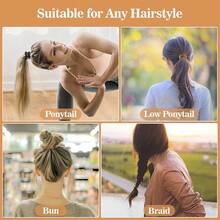 10/20/30个装 女士简约基础款螺旋发圈 螺旋弹力发圈 马尾辫发圈，3.5厘米/1.38英寸小号 无损发圈，发圈，橡皮筋，发绳，弹力发带，美妆，发饰，家居美容 女士配饰 礼物 头饰 弹力带 - 彩色 - 查看 4