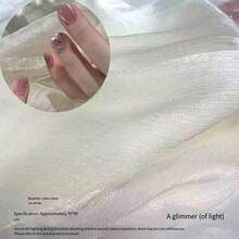 4 Colors Selectable Aurora Glitter Wrinkle Gauze Photo Props, Portable Decor Photography Backdrop For Ins-Style Photo Shooting - Multicolor - View 11