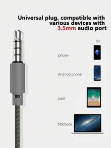 1pc Camouflage Design Wired In-Ear Headphones - 3.5mm - View 7