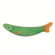 1 pieza Juguetes para gatos Catnip Simulación 3D Pez dorado Juguetes para gatitos Almohada de pez interactiva con sonido Juguetes de peluche para masticar y morder Suministros para gatos