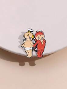 1pc Unique Angel Shape Golf Hat Clip, Cartoon Fun Baseball Cap Badge, Metal Brooch, Exquisite Gift For Best Friends, Suitable For Men And Women Daily Wear - figure - View 6