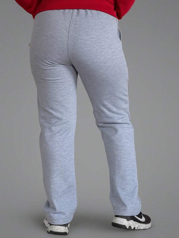 HAWKNYLAN Pants Regular Fit de algodón con cardigán al tono  Liso    Casual    Material Compuesto