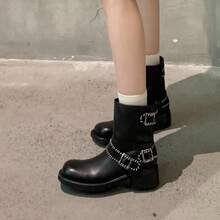 Women Ankle Boots & Booties - Svart - Visa 5
