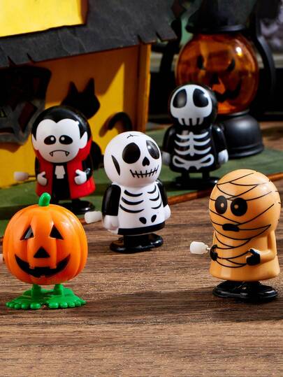 6 Pcs Halloween Wind Up Toys , Wind Up Toys Bulk For Halloween Party Favors Goodie Bag Fillers, Party Favors, Carnival Game Prizes