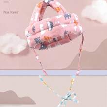 防撞头学步婴儿学步帽新款宝宝头枕防摔器头部透气保护垫婴儿头枕防摔器头部保护垫夏季防撞头学步宝宝四季幼儿帽 - 彩色 - 查看 14