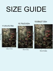 1 件秘密花园、深色田园风格、深色学院风艺术、复古花卉绘画、植物印花、女巫房间装饰、深绿色美学、玫瑰、田园美学、古董帆布印刷、花卉墙面艺术、异想天开的艺术、万圣节秋季墙面艺术、卧室装饰、客厅装饰、办公室装饰、餐厅墙面装饰 - 彩色 - 查看 11