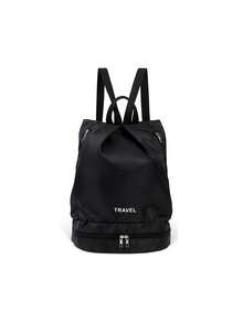 1 pieza Bolsa de natación, mochila deportiva impermeable de gran capacidad, bolsa de almacenamiento de equipos deportivos con separación de seco y húmedo para hombres y mujeres