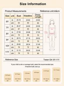 女童黑色短款薄纱星星印花派对连衣裙 - 黑色 - 查看 4