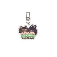 1/6件韩国流行卡通亚克力透明亚克力钥匙扣