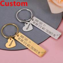 Christmas Gifts Couple, Drive No One Else Will Tolerate Me, Personalized Keyring For Boyfriend, Anniversary Gift For Boyfriend Him Her,Custom Keychain,Delicate Romance,For Office,For School,For Classroom,For Teacher Gifts,For University,For Colleague,For Dorm Rooms - Black - View 4