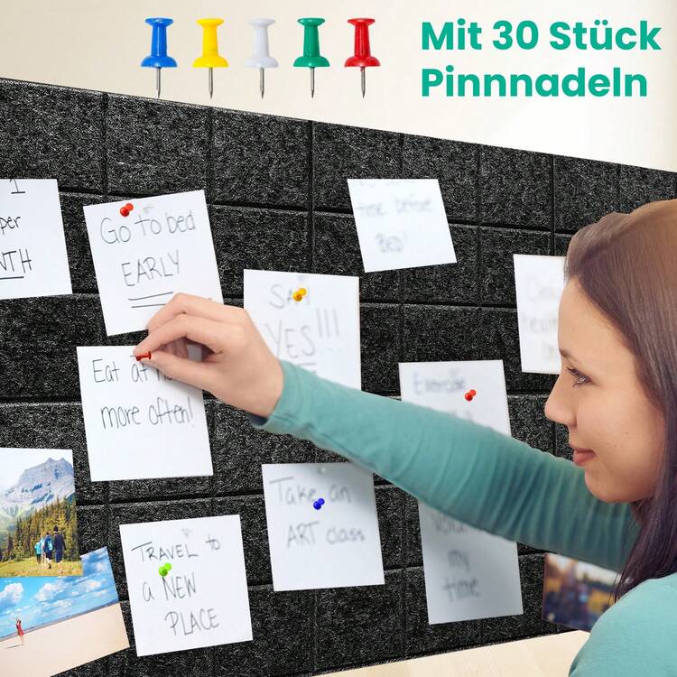 Decorative Bulletin Boards - 黑色 - 查看 5