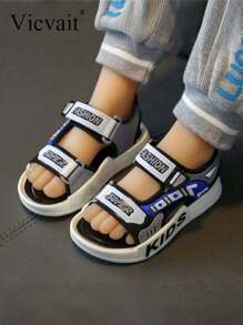 صنادل صيفية للأطفال لعام 2025 ، أحذية شاطئ ذات قاع ناعم ، أطفال صغار جدد ، أولاد صغار جدد ، طراز صيني جديد