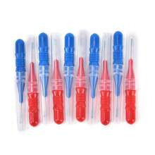 Interdental Brushes Sticks Pick Blue Red Dental Floss Teeth Tooth Toothpick - Multicolor - View 5